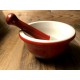 Mortero pequeño Le Creuset cereza