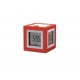 Reveil Cubissimo Lexon rouge
