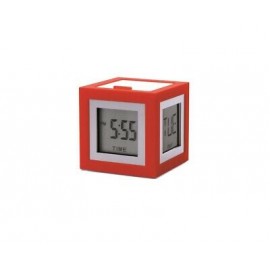 Reveil Cubissimo Lexon rouge