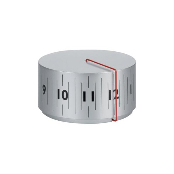 Around clock plateado