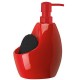 Pompe à savon rouge