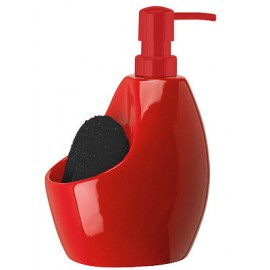 Pompe à savon rouge