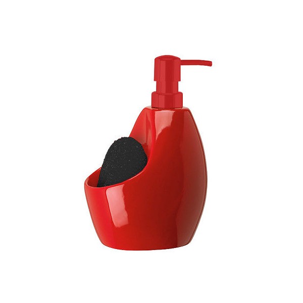 Pompe à savon rouge