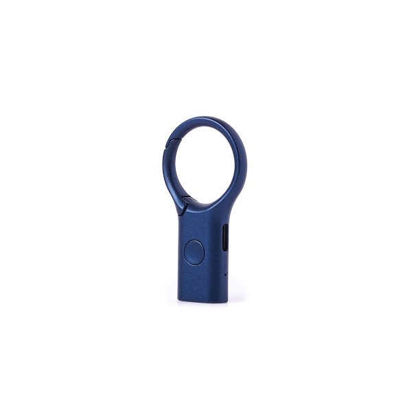 Porte-clés avec mini torche LED bleu