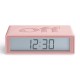 Reveil flip de voyage rose
