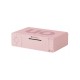 Reveil flip de voyage rose
