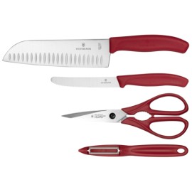 Set de cuisine rouge Victorinox