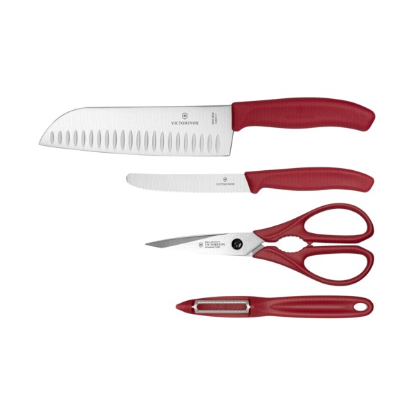Set de cuisine rouge Victorinox