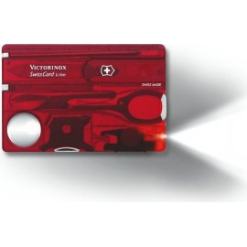 Swiss Card Lite rojo transparente