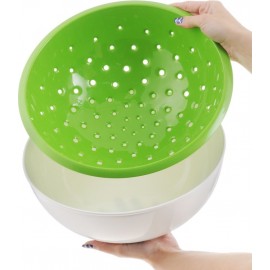 Passoire avec saladier 28 cm
