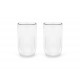 Vaso refresco de doble pared 400 ml, set de 2