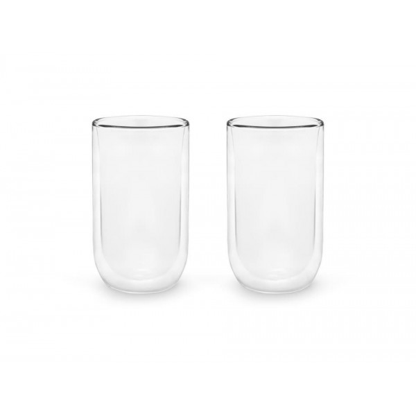 Vaso refresco de doble pared 400 ml, set de 2