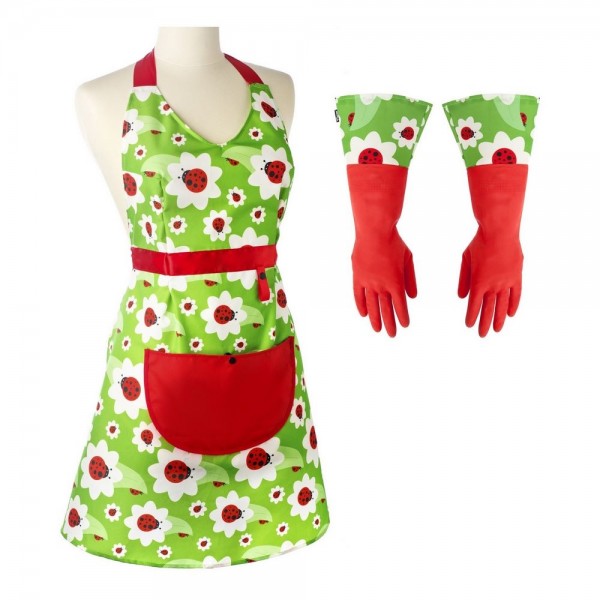 Set ladybug (Delantal y guantes)