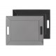 Bandeja freeform 55 x 41 gris / negro