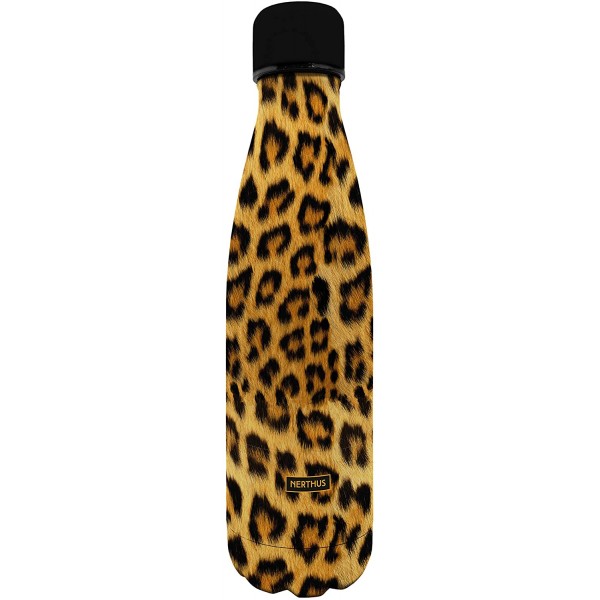 Botella Leopardo 500 ml doble pared inox