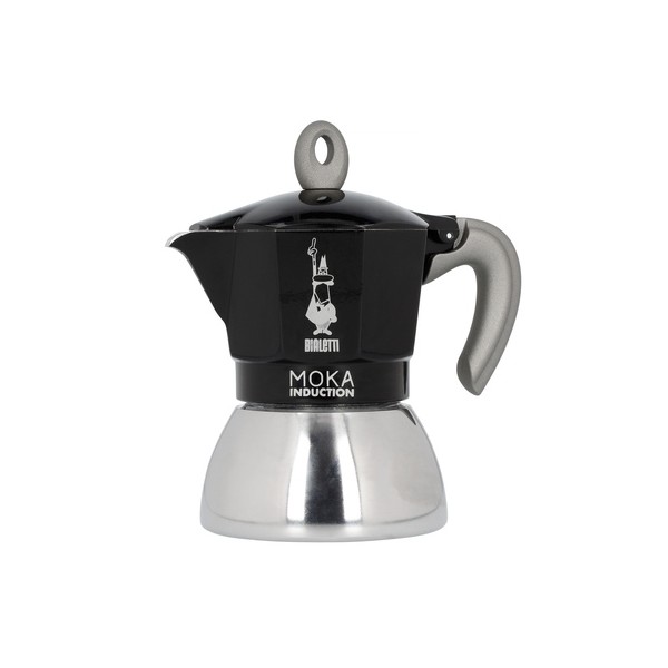 New Moka induction 4 tazas negra