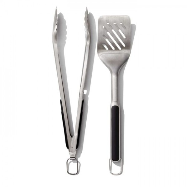 Pince et spatule pour grillades