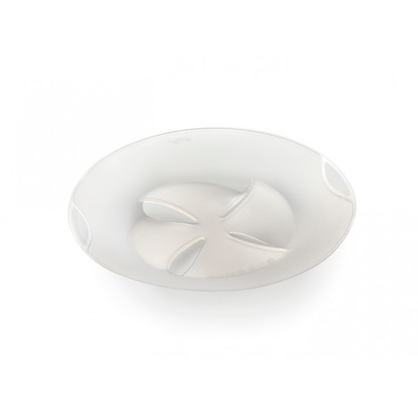 Tapa antiderrame 27cm traslucida
