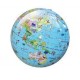 Globo terráqueo hinchable animales