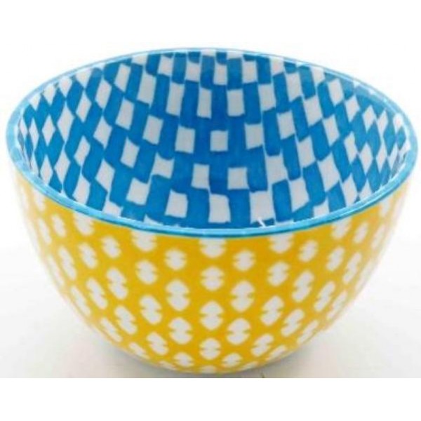 Bowl Ichomatsu Aqua/Yaj 500 ml