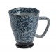 Mug 9 x 11 400 ml. Blue/grey Fan
