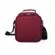 Lunch bag basic + contenedores vidrio Iris rojo