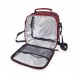 Lunch bag basic + contenedores vidrio Iris rojo