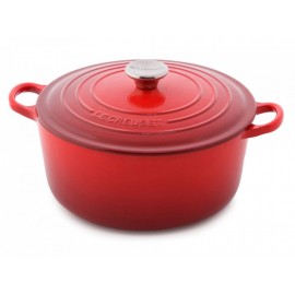 Cocotte ronde rouge 26