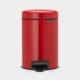 Poubelle rouge 3 l. Brabantia