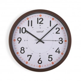 Horloge cuisine bois 30 cm