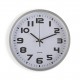 Horloge cuisine argent 30,5