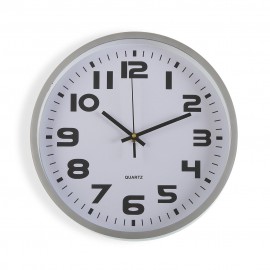 Reloj de Cocina Plata 30,5 cm
