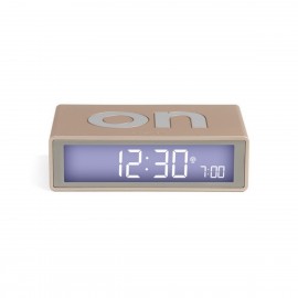 Reloj despertador Lexon Flip+ dorado