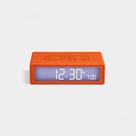 Reloj despertador Lexon Flip+ naranja