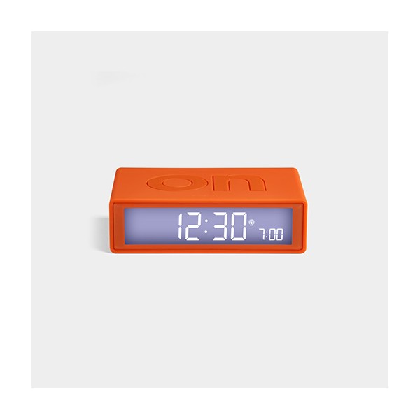 Reloj despertador Lexon Flip+ naranja