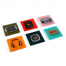 Posavasos música (6x)