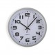 Reloj de Cocina plateado 25 cm