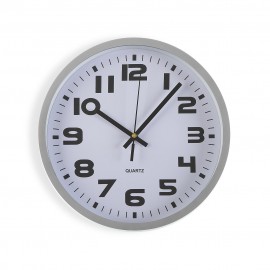 Reloj de Cocina plateado 25 cm