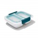 Prep & Go Leakproof Contenedor c/divisiones- 0.5L