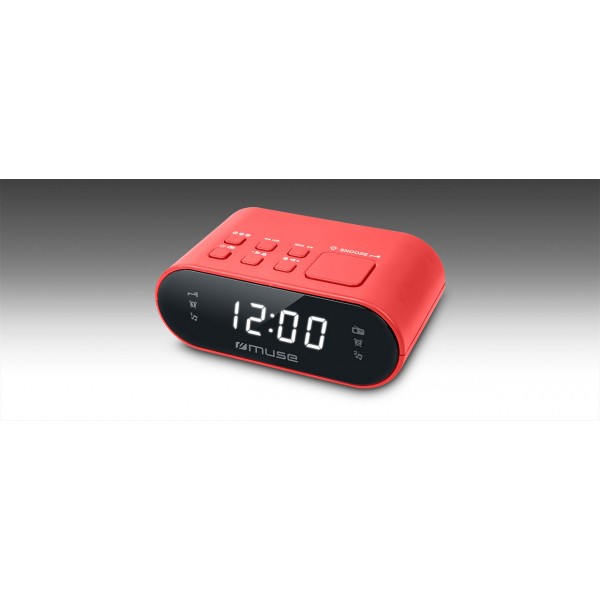 MUSE DESPERTADOR ALARMA rojo