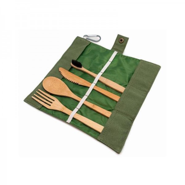 Kit de couverts bambou