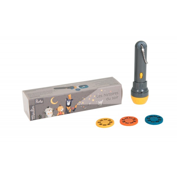 Linterna historias Moustaches Moulin Roty