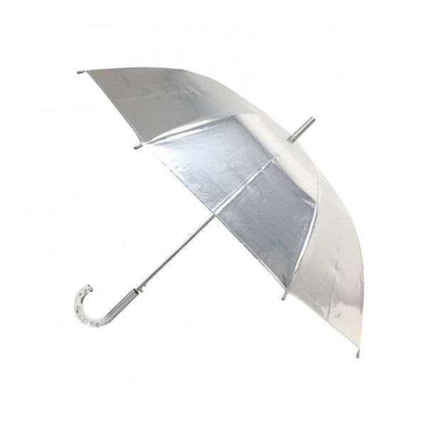 Parapluie automatique argent Smati