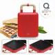 gaufrier 2 en 1 rouge