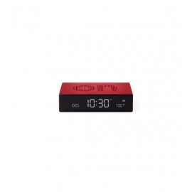 Reloj despertador Lexon Flip Premium rojo