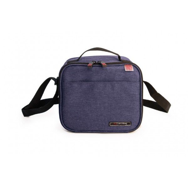 Lunch bag city azul + 2 contenedores Iris