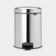 Poubelle 5 l acier Brabantia