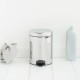 Cubo newicon pedal 5 l. acero brillante Brabantia