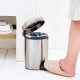 Poubelle 5 l acier Brabantia