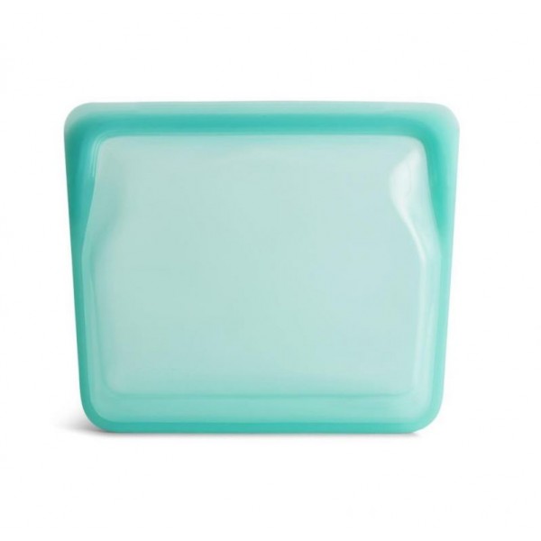 Bolsa de pie mediana- aqua Stasher